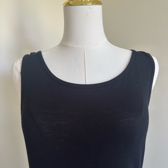 Black Cotton Long Sundress- Medium - Picture 3 of 6